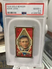 1911 T205 GOLD BORDER ADDIE JOSS PSA 2.5