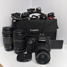Canon EOS 80D Camera with 3 Lens Bundle
