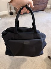 Monos Vegan Nylon and Leather Duffel Bag - Black  color for Carryon Travel