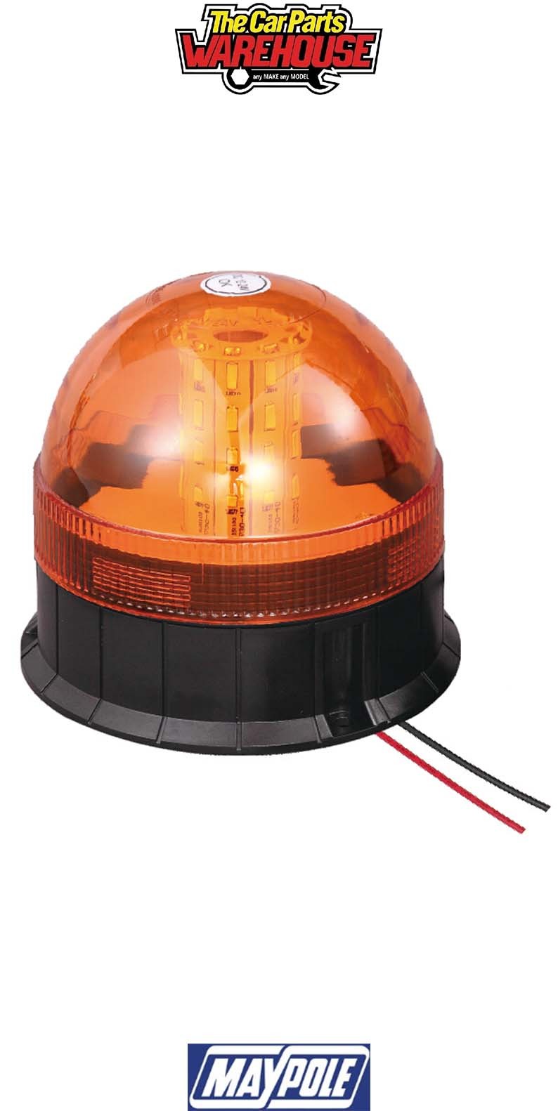 Maypole 4090 12/24V 3 Bolt Fixing LED Beacon R10/IP66