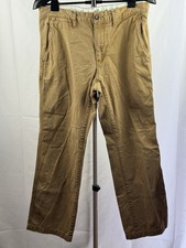 Eddie Bauer Legend Wash Classic Fit Chino Pants Mens 33x30 Khaki Cotton