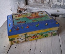 alte Blechdose Truhe Lebkuchen Schmidt Nürnb...