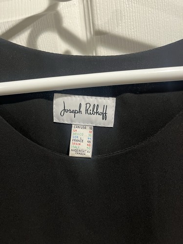 Joseph Ribkoff Damen schwarz 3/4 Rüschen Flatterärmel Bluse Gr. 16 - Bild 4 von 6