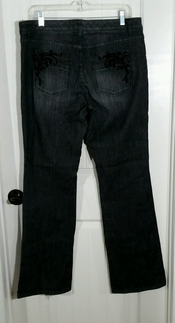 Jean Bootcut Stretch Gris White House Black Market - Taille 12 - Très Bon état