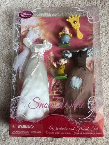 New In Box Disney Princess Snow White Wardrobe & Friends 5 Piece Set ❤️ Rare!