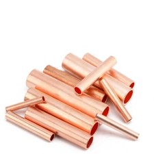100x 1.5mm-8mm Copper Connecting Pipe Joint Small Copper Tube Intermediate Joint