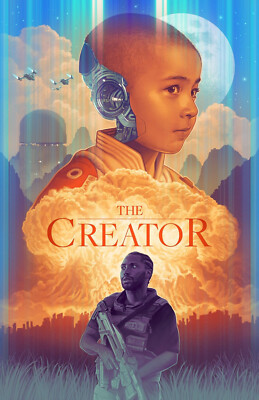 AA4627 The Creator Film By Gareth Edwards 2023 Lead Movie Poster 11x17