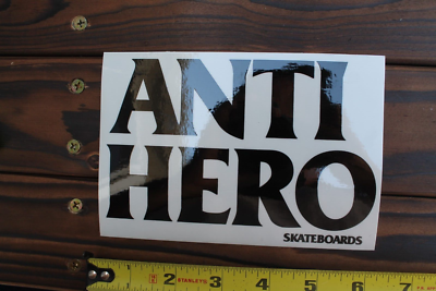 ANTIHERO Skateboards Clear Black Punk Rock OG GB5 Vintage
