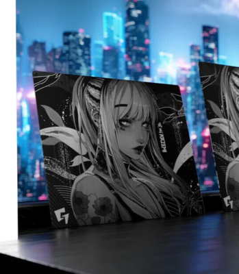 GLSSWRKS Kazemi Premium Glass Mousepad Dark 19.3 GLSSWRKS Kazemi Premium Glass Mousepad Dark 19.3