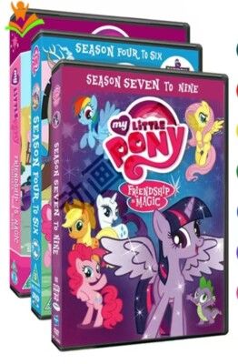 #ad My Little Pony Seasons 1 to9 221 episod High definition English DVD $60.00