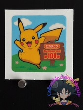 Pikachu Pokemon Bread Sticker Decochara Seal 100 Nintendo Japanese Collection