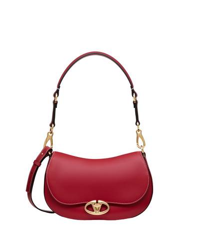 VALENTINO GARAVANI Ohval $3600 Rosso Nappa Leather Shoulder Bag New/Authentic