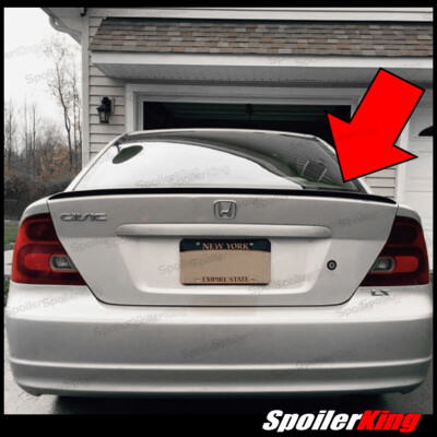 SpoilerKing Rear Trunk Spoiler DUCKBILL 284G Fits: Honda Civic 2001-05 4dr SpoilerKing Rear Trunk Spoiler DUCKBILL 284G Fits: Honda Civic 2001-05 4dr
