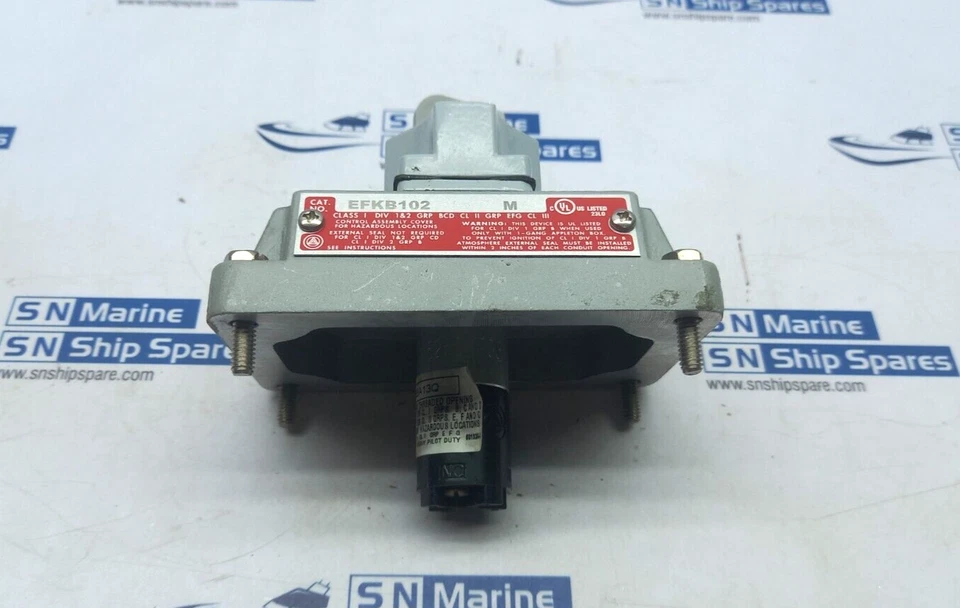 Appleton EFKB 102 M Selector Switch Assembly 125Vac 60Hz Max Emerson - Image 3 of 4