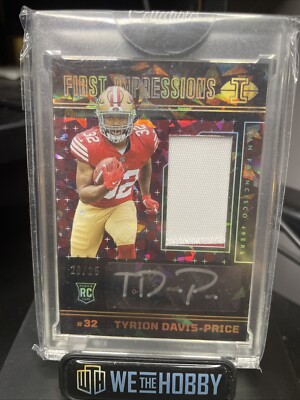 2022 Panini Illusions - First Impressions Tyrion Davis-Price RPA /25