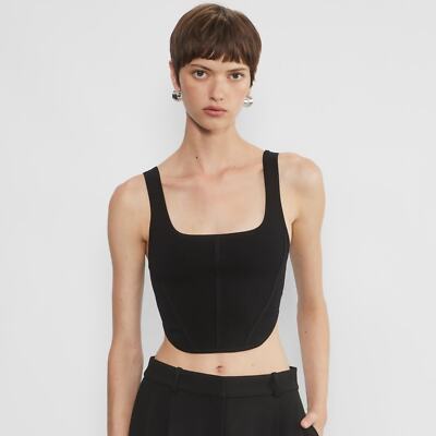 sculpt knit bustier dress ARITZIA Tank In Black collection : nicolehuntsman