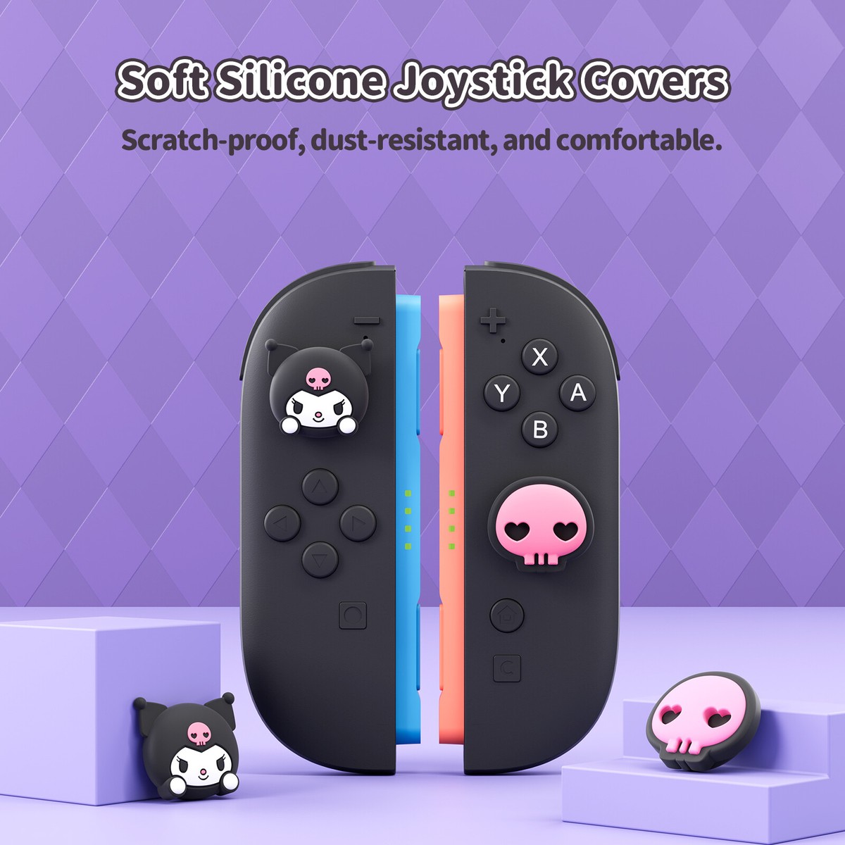 Cartoon NS 2 Thumb Grip Caps for Nintendo Switch 2025