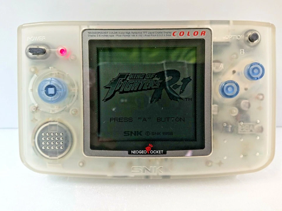 NeoGeo Pocket Color Console Clear SNK King of Fighters R-1 Japan Box Manual - Image 3 of 4