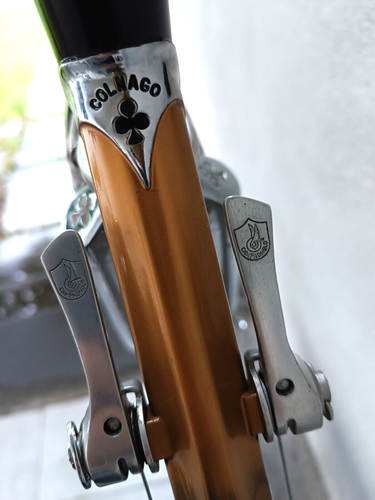 Colnago Master Retinato Gold-Black Early Generation - Campagnolo C RECORD Delta - Imagen 6 de 24