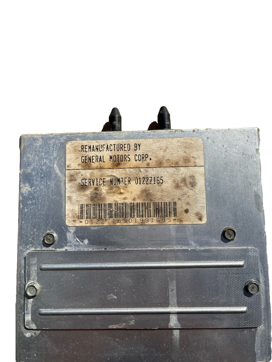 1986-1989 Corvette 5.7L Engine Computer ECM PCM 1227165 | eBay 