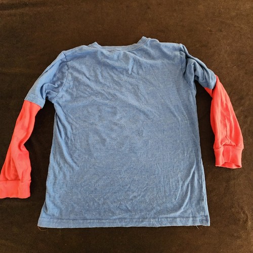 Captain America Civil War Blue Cotton Blend T-Shirt Boys L - Picture 3 of 7