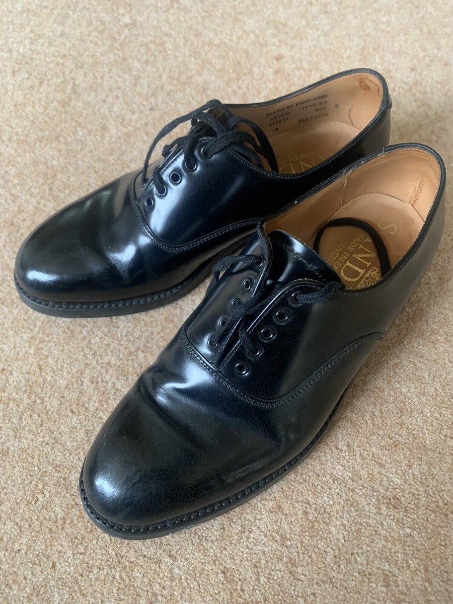 値下中】SANDERS Mens Punched Oxford GB 6½