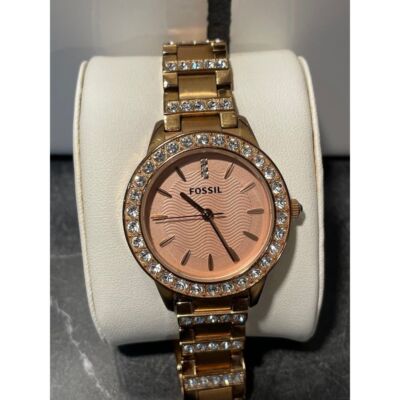 Ladies Copper Tone Fossil Watch - New Battery | eBay display picture 3