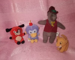 Lot of 4 Miscellaneous McDonald's Happy Meal Toys; TY and Disney