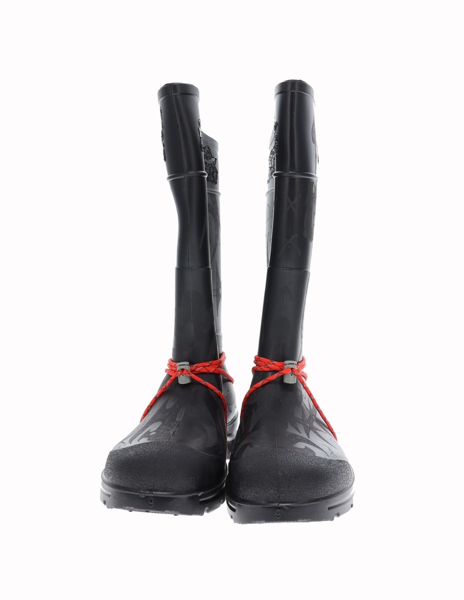 OrderByDisorder 1/1 Engraved Rubber Boots OrderByDisorder 1/1 Engraved Rubber Boots SIZE US9 MEN | eBay main image 2