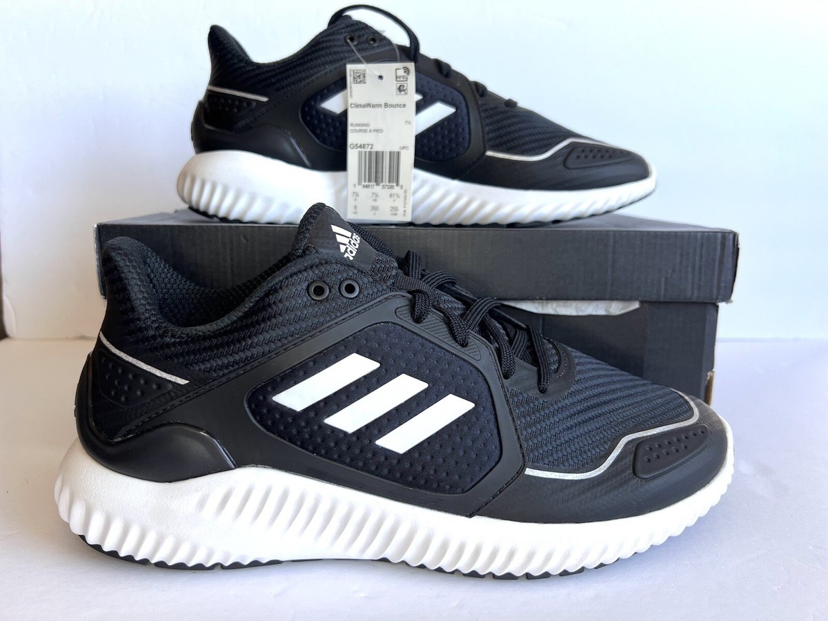 adidas G54872 Climawarm Bounce Low Black White Running Shoes Size