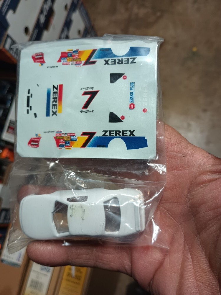 1/64 SCM Diecast Stock Car Miniature Zerex Allen Kulwicki #7 Ford Thunderbird  