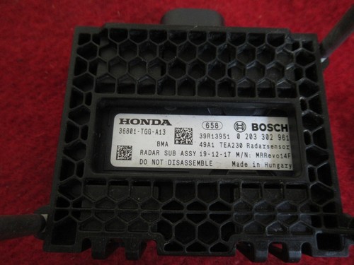 16-20 HONDA CIVIC FRONT CRUISE CONTROL RADAR DISTANCE SENSOR 36801-TGG-A13 - Picture 2 of 8