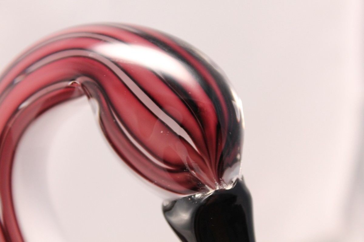 LICIO ZANETTI MURANO SWAN ART GLASS SCULPTURE 14.75 inch Stunning