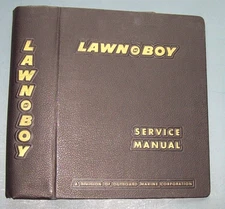 Lawn Boy Binder ~ EMTPY BINDER Refer to Pictures ~ Free Shipping