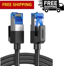 UGREEN Cat 8 Ethernet Cable Braided High Speed 40Gbps 2000Mhz, 1.5 Ft to 15 Ft
