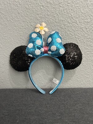 Disney Sunflower Flower Polka Dot Minnie Ears s-l400.jpg main image 2
