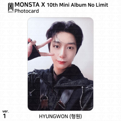 MONSTA X 10th Mini Album No Limit Official Photocard Photo