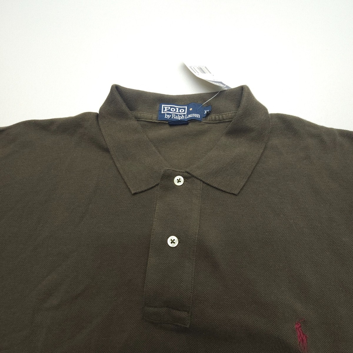 Vintage Polo Ralph Lauren Polo Shirt Mens XL Green Cotton