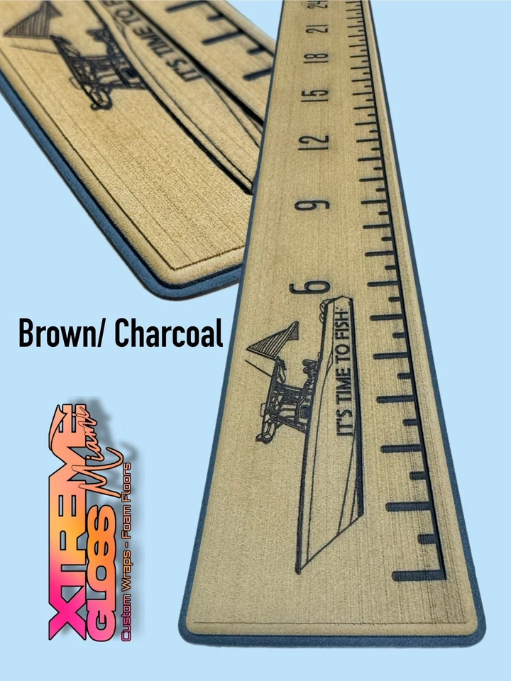 Adhesive Fish Ruler 24" 36"  Boats, Kayaks, Coolers Marine EVA Foam Made USA - Image 4 of 4
