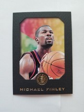 1995-96 E-XL Phoenix Suns Basketball Card Black #65 Michael Finley Rookie