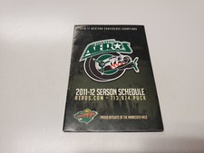 JS15 Houston Aeros 2011/12 Minor Hockey Pocket Schedule - Multi-Sponsored