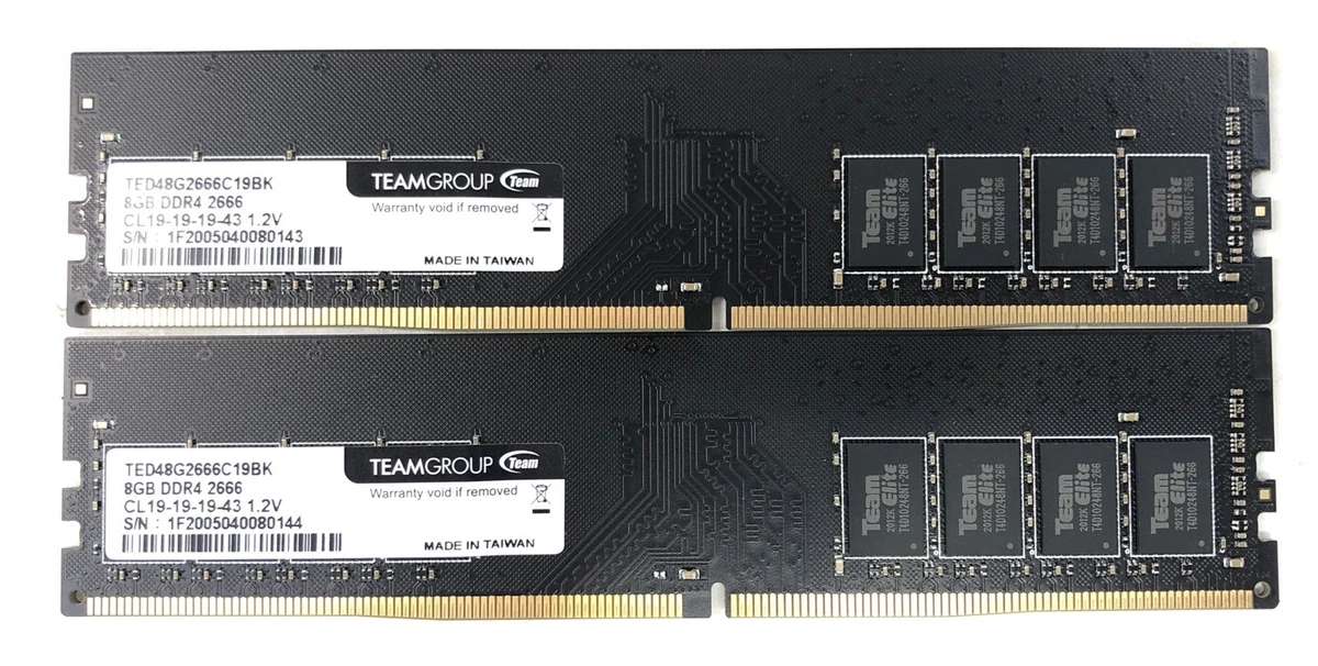 Team Group PC4-21300 (DDR4-2666) Bus Speed DDR4 SDRAM Memory (RAM