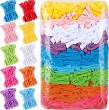 1000 Pcs Refill Loops for 7 Inch Weaving Loom, 10 Colors Loom Loops for Potho...