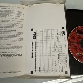 Ghen War (Sega Saturn 1995) CIB w/ reg card, broken case, clean disc, tested