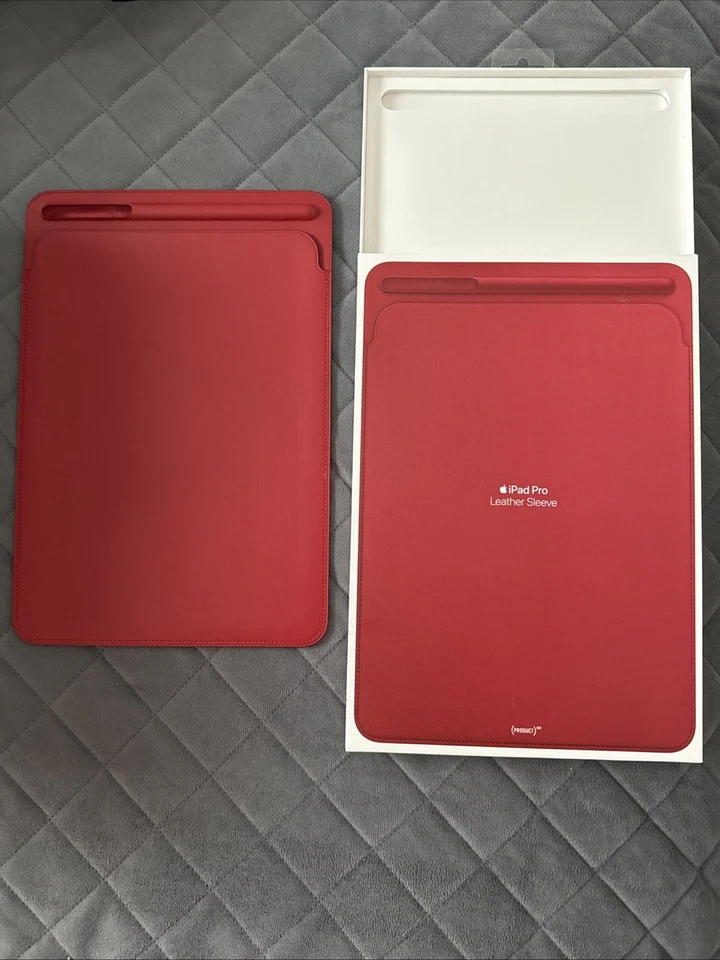 NUEVO Y Auténtico Apple iPad Pro 10.5” Funda de Cuero (Producto) ROJO **RARO** Foto 3 de 4