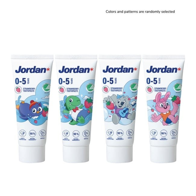 Jordan Kids Toothpaste 0-5 Years Strawberry 50Ml - Image 3