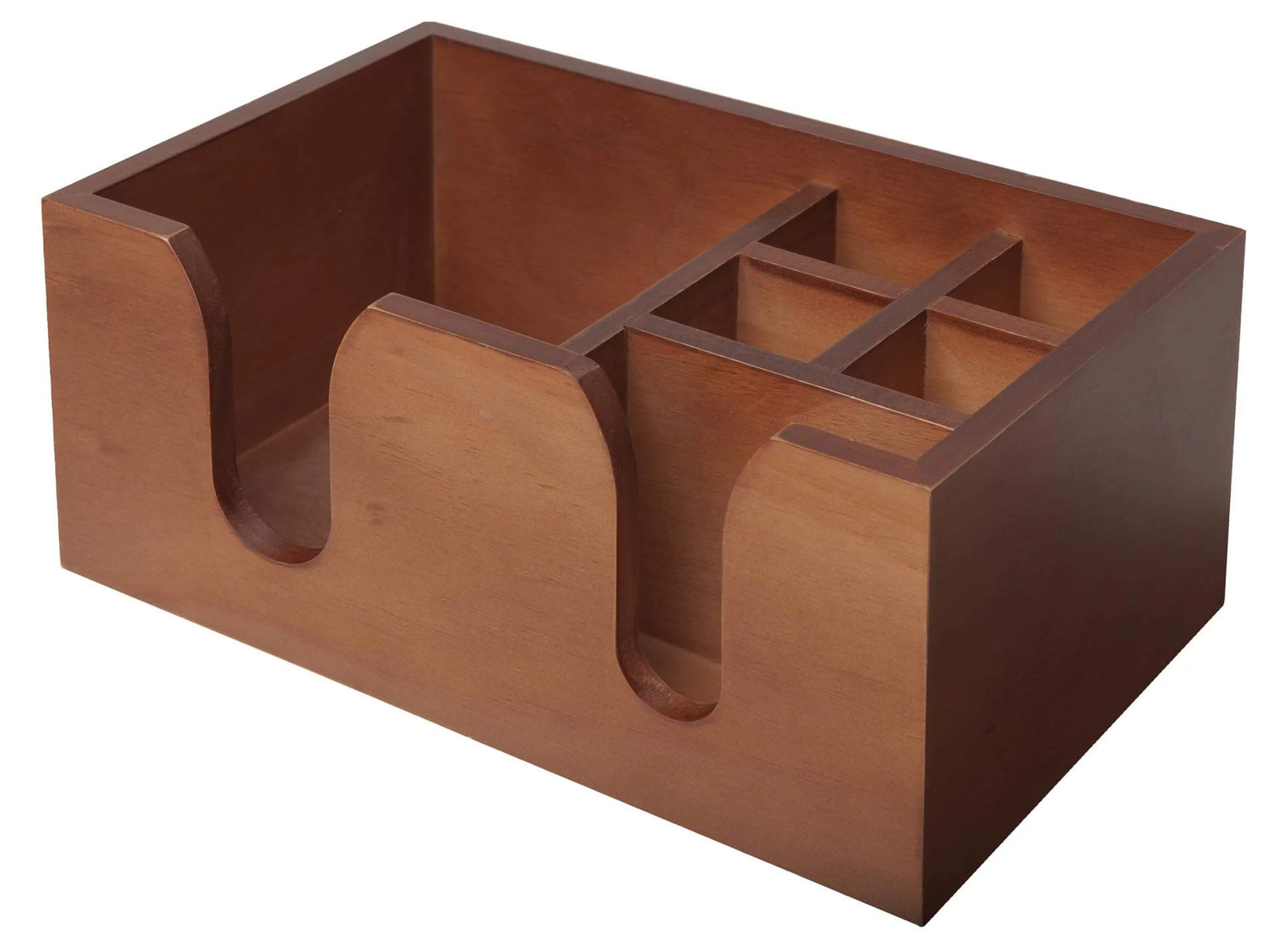 Bar Caddy Bois Premium - Organisateur de Comptoir Raffiné