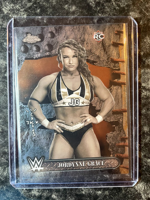 2025 WWE Topps Chrome Cactus Jack Jordynne Grace Base Rookie Card #69