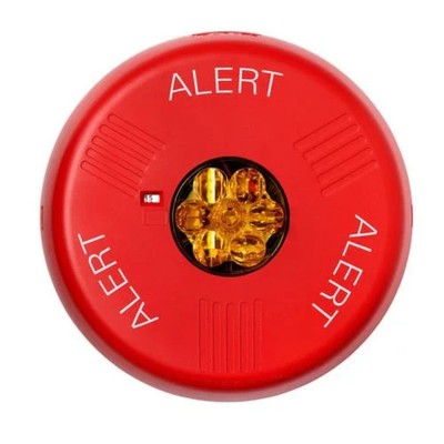 Eaton Wheelock ELSTRC-ALA Eluxa Strobe, LED, Ceiling, Red, ALERT (SEALED)