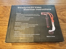 Neewer Handheld Video Camera Stabilizer - Red and Blue, New In Box